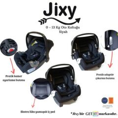 Jixy Hug Ana Kucağı / Bebek Oto Koltuğu - Antrasit