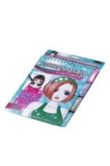 Fun Wood Özel Baskılı Tasarım Defter ( Kalıplı, Çıkartmalı, Boyama, Hobi Defteri) - Saç Ve Makyaj Temalı