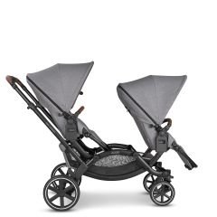 ABC Design Zoom Tin İkiz Bebek Arabası Jixy Black Set