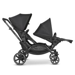 Zoom Ink İkiz Bebek Arabası Travel Set (ABC Design İkiz Bebek Arabası + Jixy Antrasit Ana Kucağı)