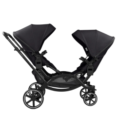 ABC Design Zoom2 Coal Travel Set - Özel Seri İkiz Bebek Arabası Antrasit Ana Kucaklı Seyahat Seti